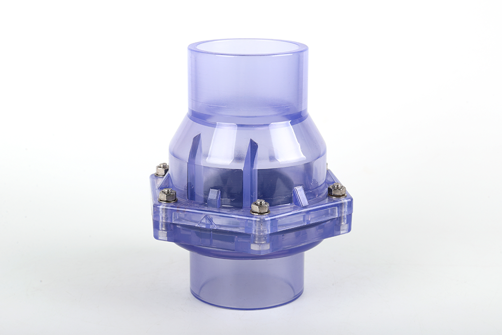 思礼镇透明翻板式止回阀